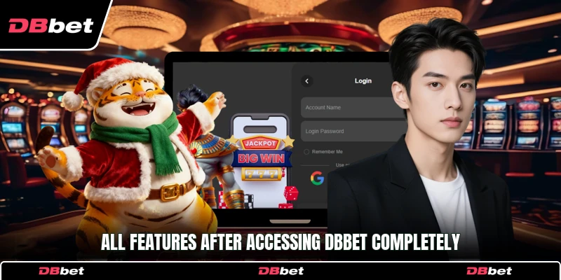 All features after accessing DbBet completely