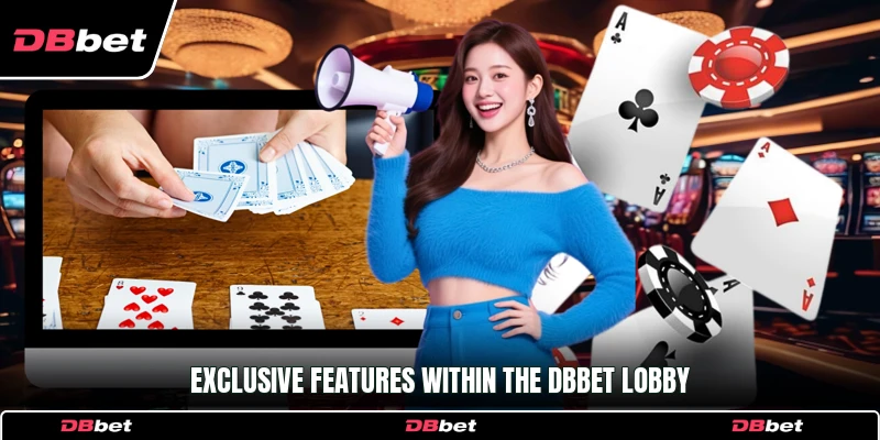 Exclusive features within the DbBet lobby
